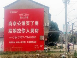 射阳墙体广告在乡镇、农村市场的媒体优势