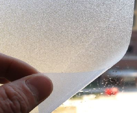 射阳玻璃门外面粘广告用什么材料好？